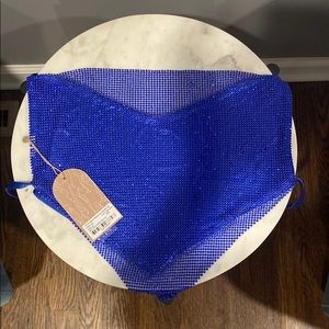 Cowl Neck Halter Top